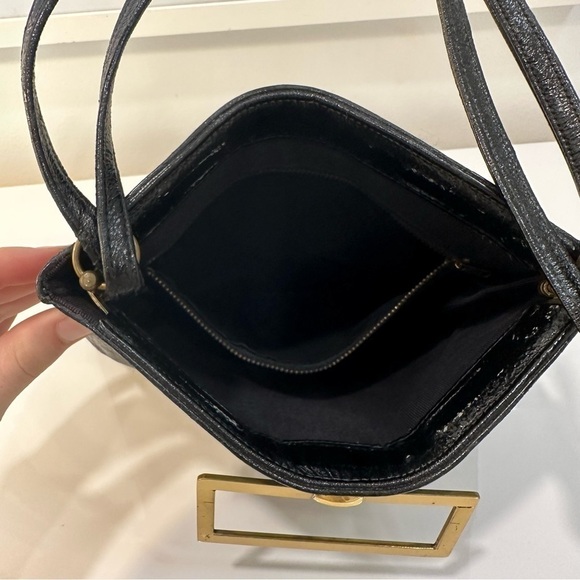 VINTAGE black purse Triangle New York - Picture 6 of 12